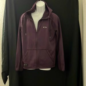 XL Men’s Oakley Purple Zip Up Hoodie Dri-fit
